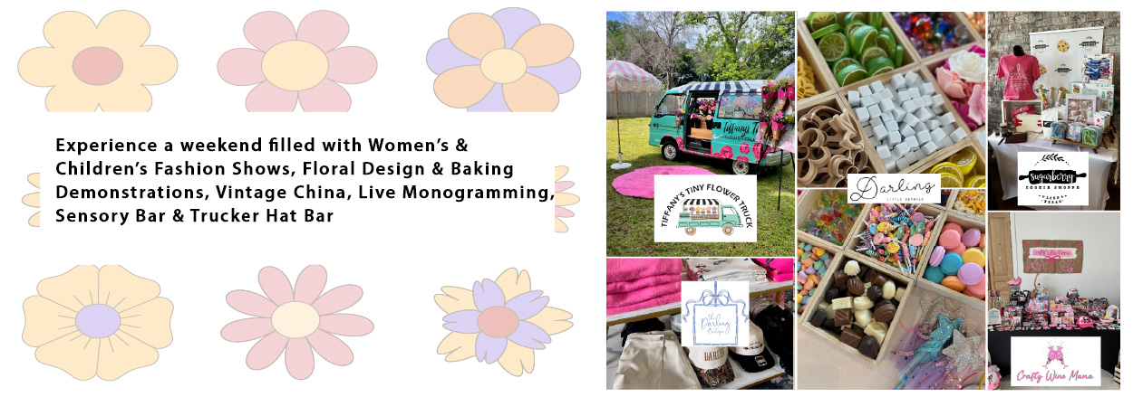 Flour Power Fashion Flowers & Cookie Design