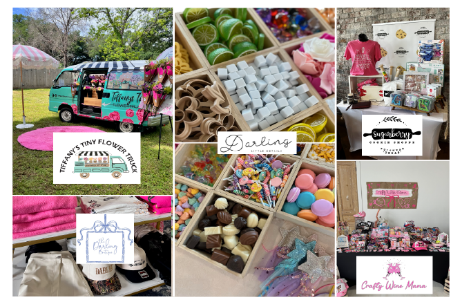 Flour Power Fashion Flowers & Cookie Design